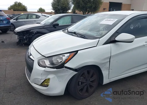 2012 Hyundai Accent Gls z USA, uszkodzony, nr VIN KMHCU4AE6CU121725